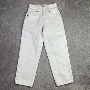 Abercrombie & Fitch Jeans Women’s 27 Short White Straight High Rise Cotton
